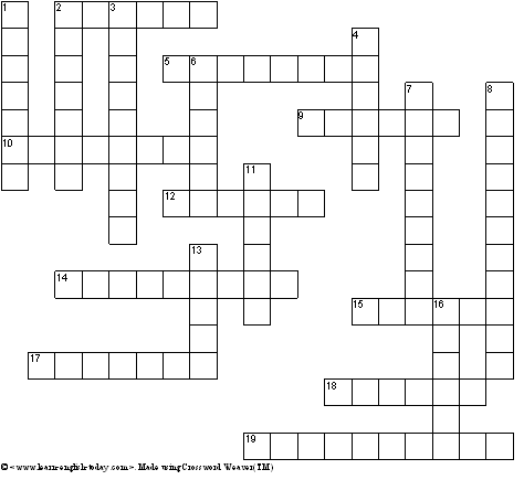 Crossword Puzzles on Christmas Crossword Puzzle   Level 4