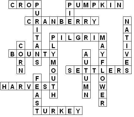 crossword-thanksgiving-solution